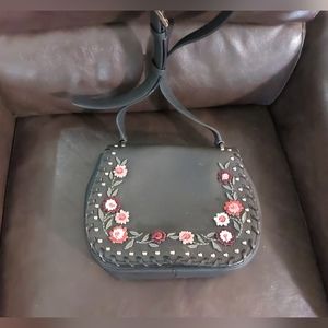 KATE SPADE Madison Daniels Drive TRESSA FLOWERS applique crossbody leather $448